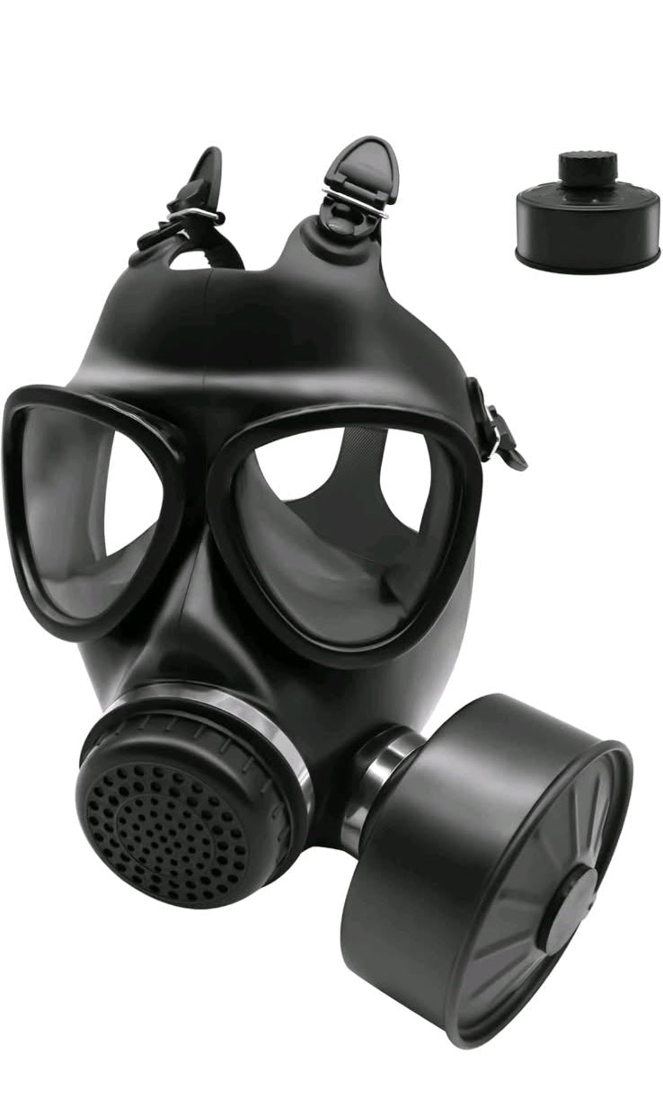 Military Nuclear Chemical Survival Gas Mask with 40mm Filter