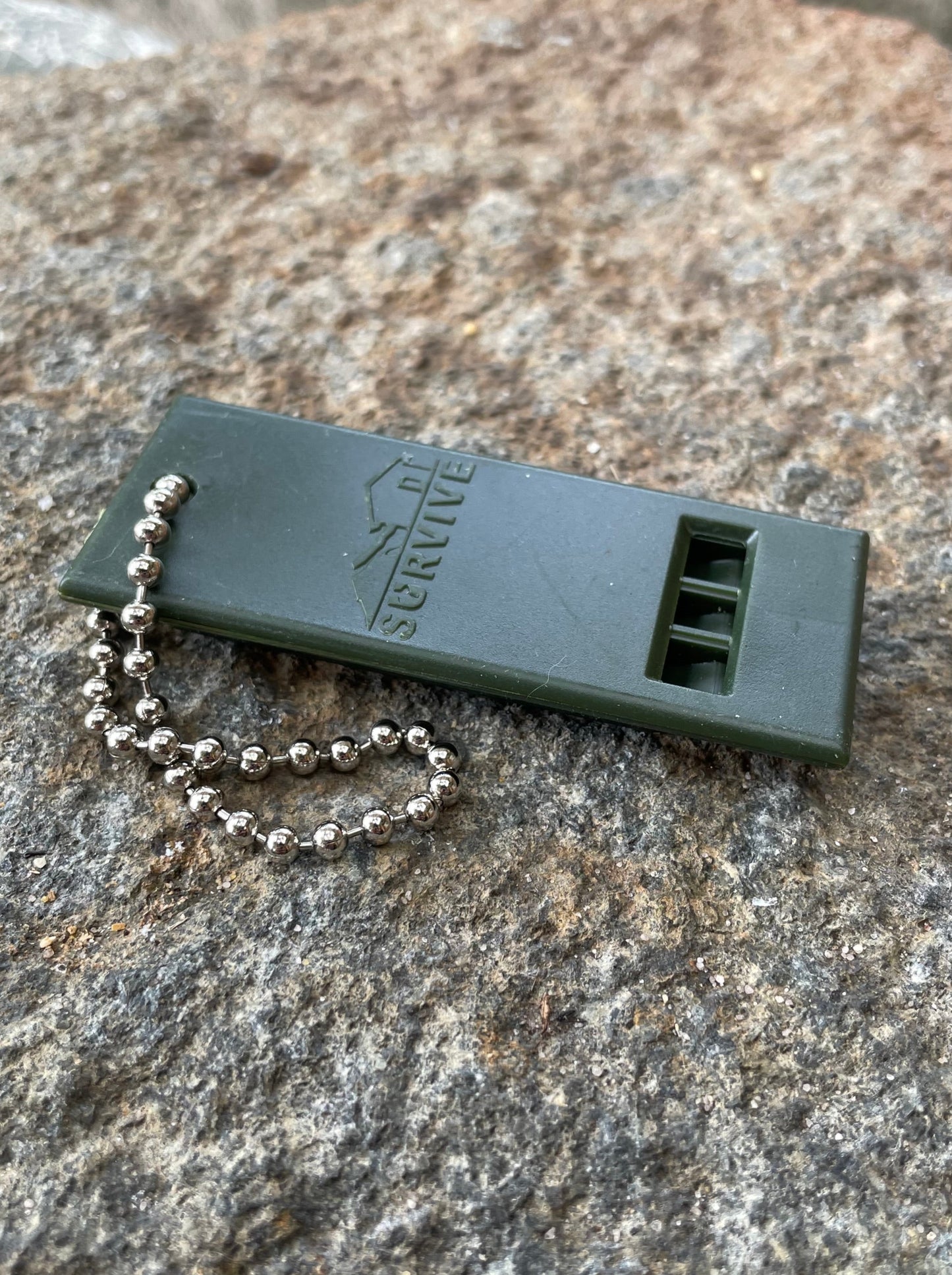 High decibel survival whistle