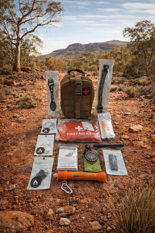 Compact Outdoor Survival Kit – 13 Piece Emergency Kit