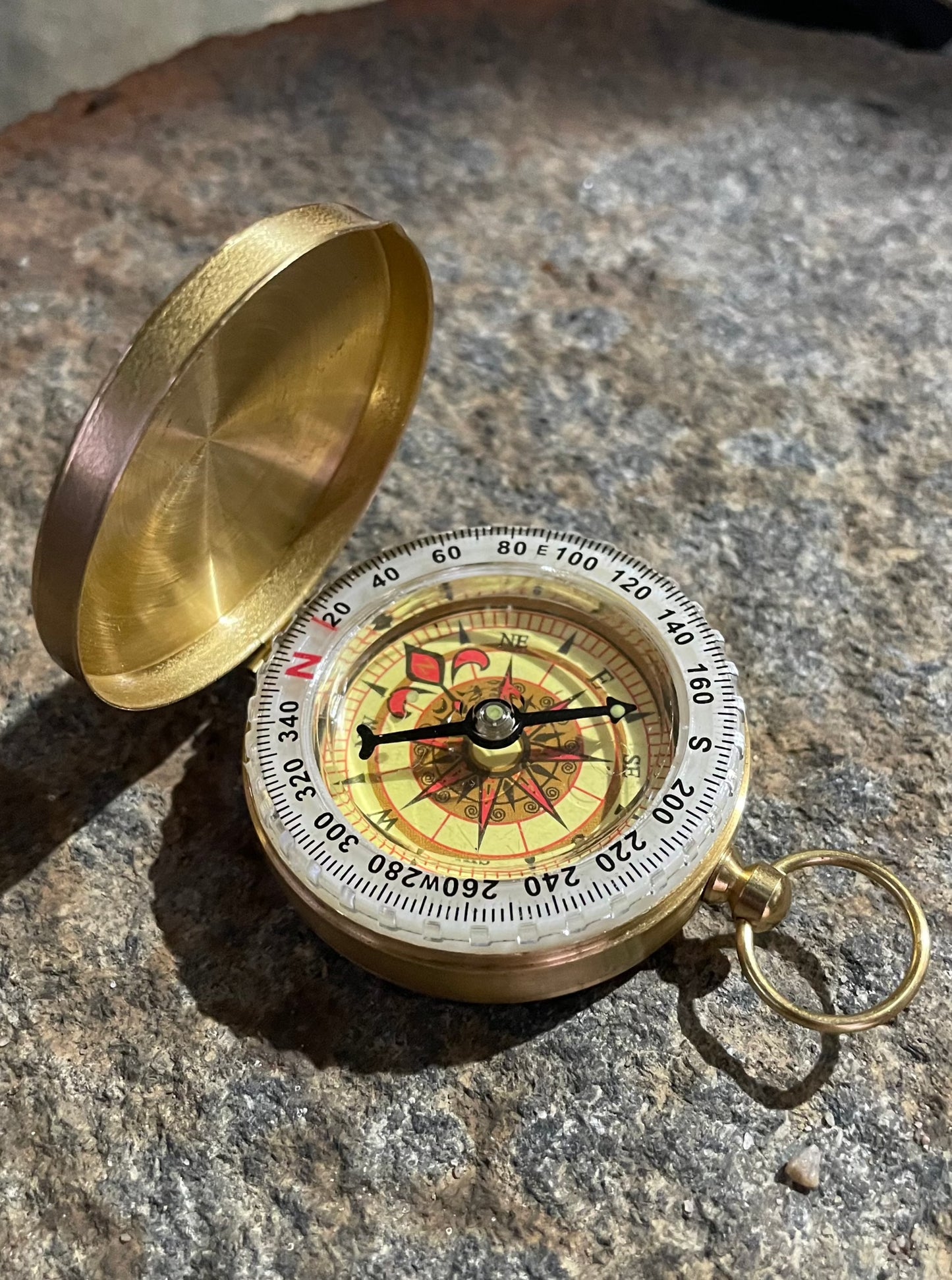 Gold compass